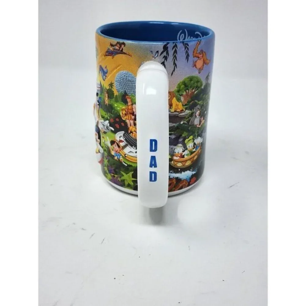 Walt Disney World Original Four Parks One World‎ 3D Monorail DAD Mug